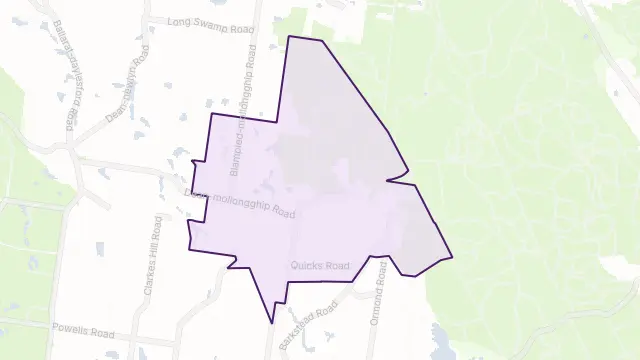 Mollongghip Area Boundary Map