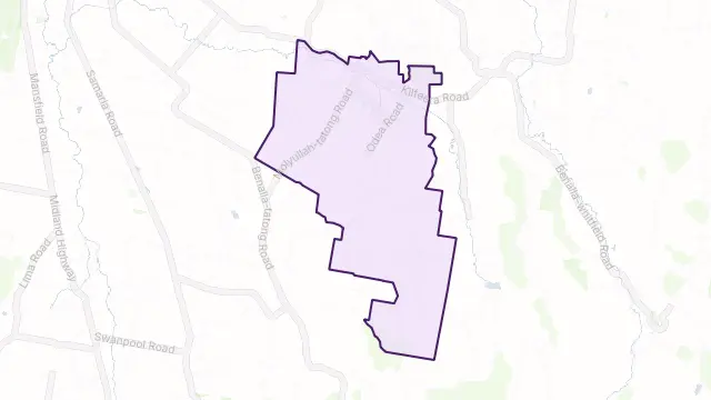 Molyullah Area Boundary Map