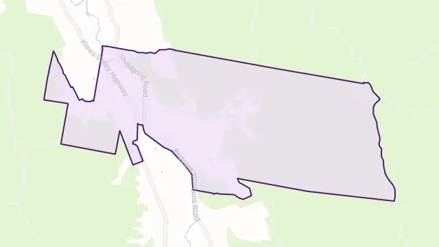 Mongans Bridge Area Boundary Map