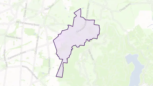 Montrose Area Boundary Map