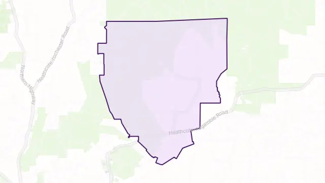 Moormbool West Area Boundary Map