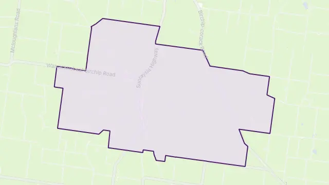 Morton Plains Area Boundary Map