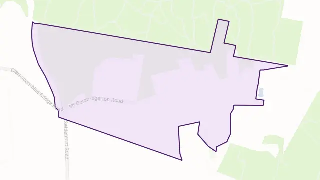 Mount Doran Area Boundary Map