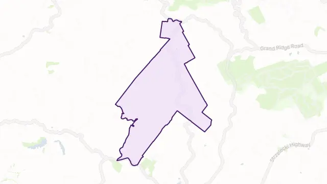 Mount Eccles Area Boundary Map