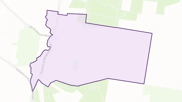 Mount Glasgow Area Boundary Map