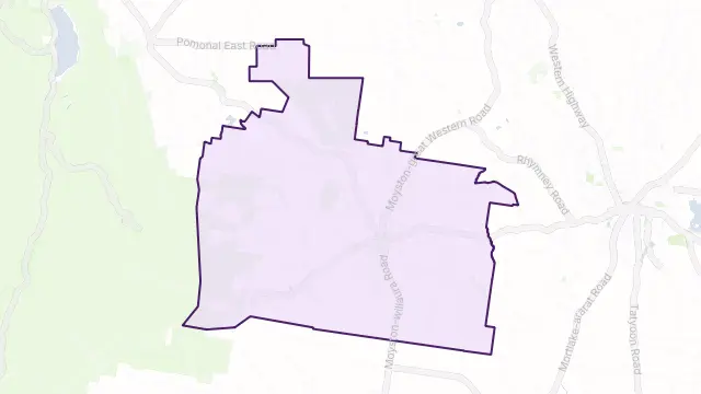 Moyston Area Boundary Map