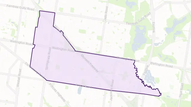 Mulgrave Area Boundary Map