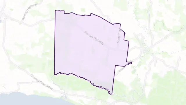 Mumbannar Area Boundary Map