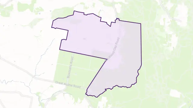 Murmungee Area Boundary Map