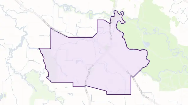 Murrabit Area Boundary Map