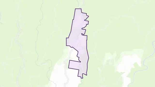 Murrindal Area Boundary Map