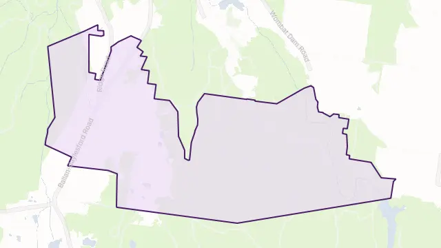 Musk Vale Area Boundary Map