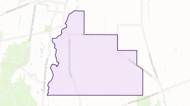 Muskerry Area Boundary Map