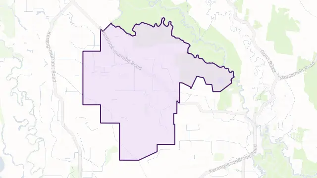 Myall Area Boundary Map