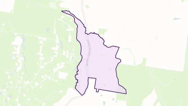 Nangana Area Boundary Map
