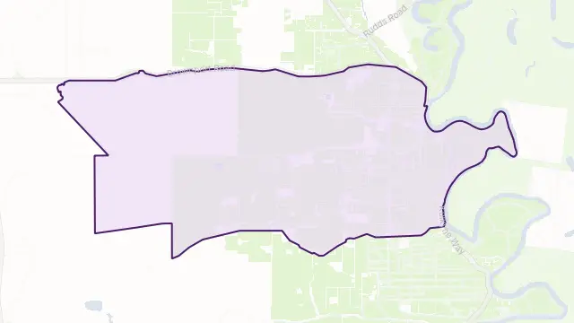 Nangiloc Area Boundary Map