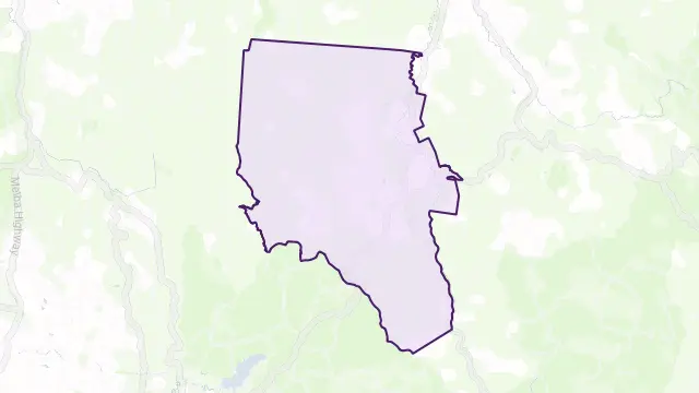 Narbethong Area Boundary Map