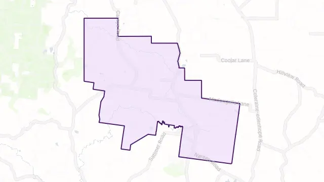 Nareen Area Boundary Map