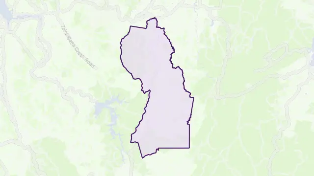 Nariel Valley Area Boundary Map