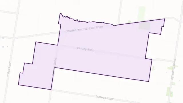 Naringal East Area Boundary Map
