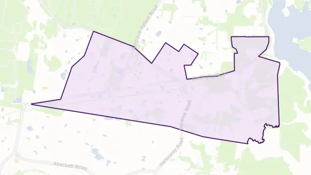 Narre Warren East Area Boundary Map