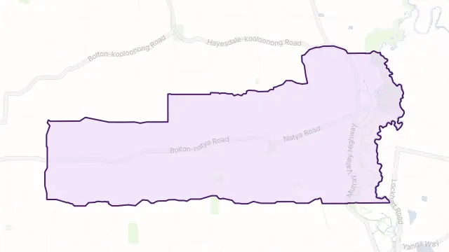Natya Area Boundary Map