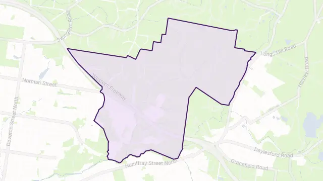 Nerrina Area Boundary Map