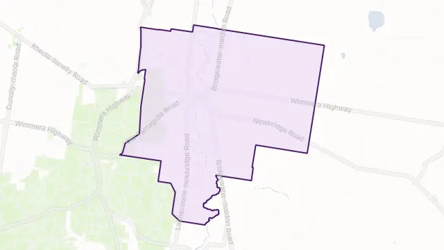 Newbridge Area Boundary Map