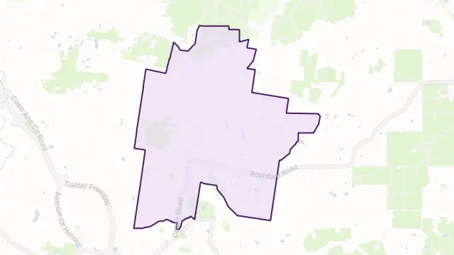 Newham Area Boundary Map