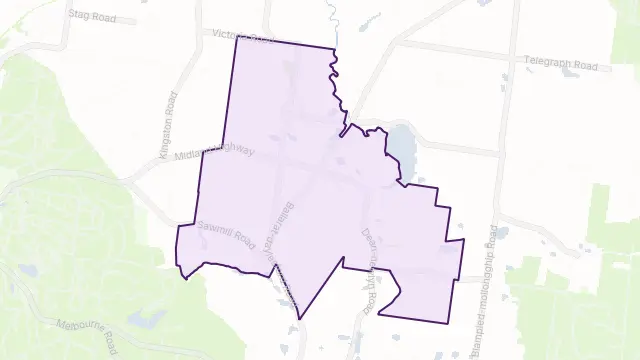 Newlyn Area Boundary Map