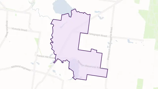 Newlyn North Area Boundary Map