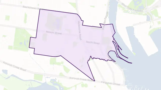 Newport Area Boundary Map