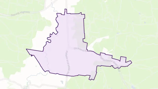 Newtown Area Boundary Map