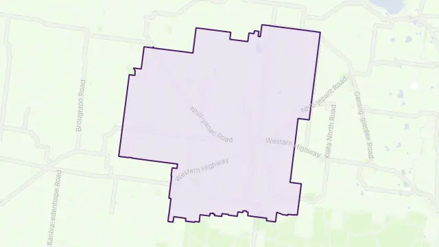 Nhill Area Boundary Map