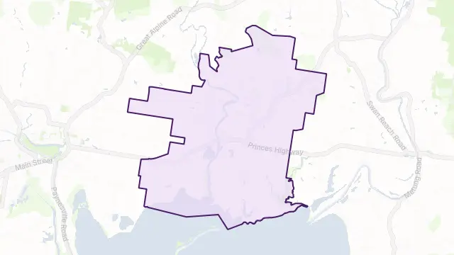 Nicholson Area Boundary Map