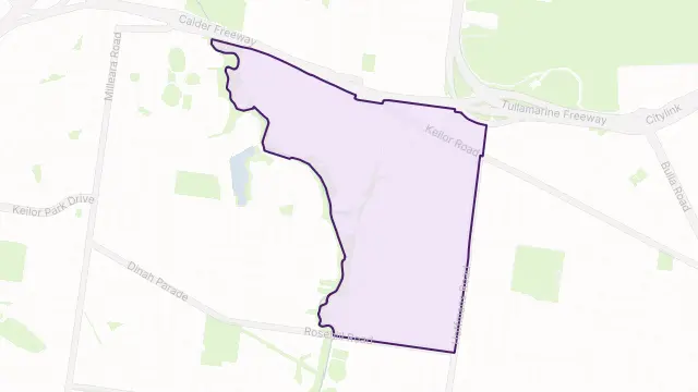 Niddrie Area Boundary Map