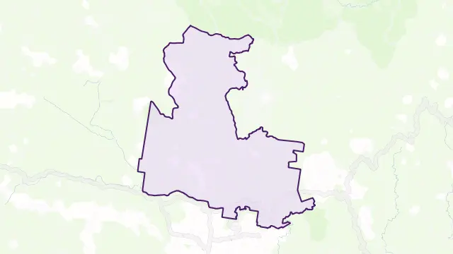 Noojee Area Boundary Map