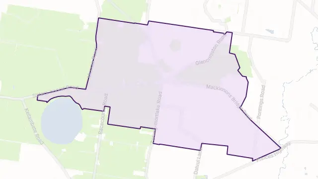 Noorat Area Boundary Map