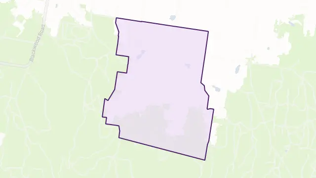 North Blackwood Area Boundary Map