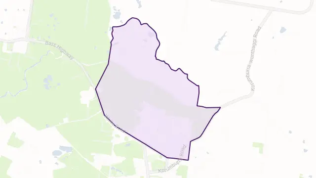 North Wonthaggi Area Boundary Map