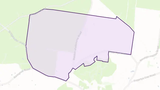 Nuggetty Area Boundary Map
