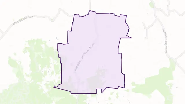 Nulla Vale Area Boundary Map