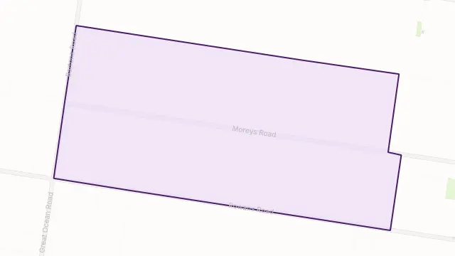 Nullawarre North Area Boundary Map