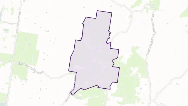 Nutfield Area Boundary Map