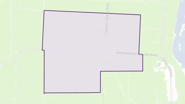 Nyarrin Area Boundary Map