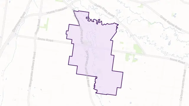 Oxley Area Boundary Map