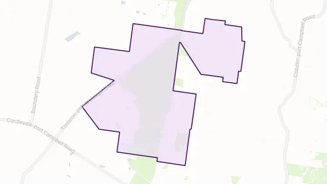 Paaratte Area Boundary Map