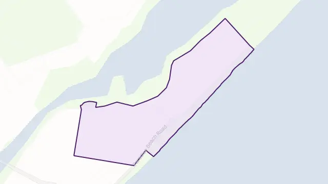 Paradise Beach Area Boundary Map
