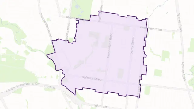 Pascoe Vale Area Boundary Map