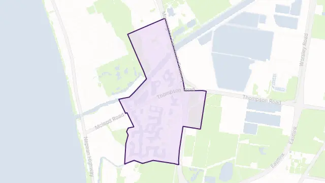 Patterson Lakes Area Boundary Map